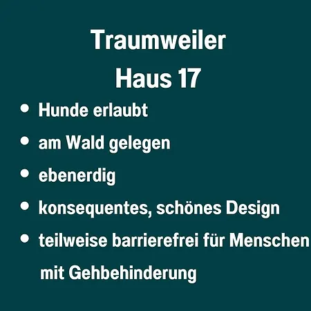 Traumweiler Ferienhaeuser Am Nationalpark Hunsrueck Hochwald - Barriearm - Mit Effektiver Kuehlung Holiday home *
