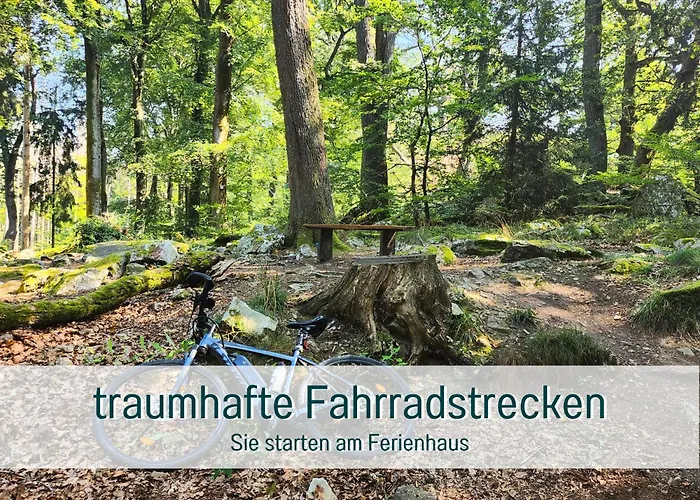 Traumweiler Ferienhaeuser Am Nationalpark Hunsrueck Hochwald - Barrierefrei -teilweise Hundefreundlich - Privater Garten - Beginnt Direkt Am Haus Casa de Férias Kirschweiler
